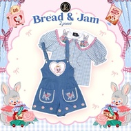 BLT brand 2-Piece Overalls Set Bread & Jam