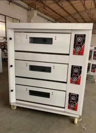 3 deck, digital gas type oven!