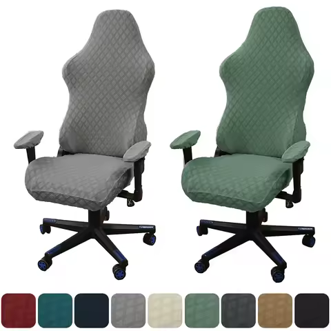 Jacquard Gaming Chair Cover Universal Elastic Office Computer Chair Cover Racing Game Chair Cover Wi