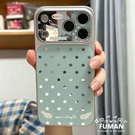 Korean Style Hollow Stars Mirror Phone Case For Vivo Y31D Y39 Y38 Y37 Y36 Y35 Y33S Y33T Y31 Y30i Y55