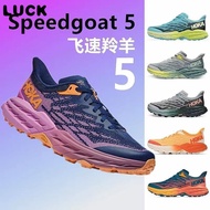 2025 Hoka-Speedgoat 5 Shock Absorption Wear-Resistant Sports Running Shoes Men Women Breathable Hiki