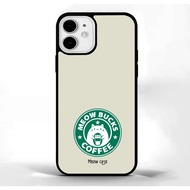 iPhone Case 16 15 14 13 12 11 X XR Xs 8 7 6 5 Plus Pro Max SE Softcase Custom Meow Bucks Cofee