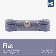 MR Shoelaces FP45 Light Taro Flat Shoelaces 7mm 90cm-200cm