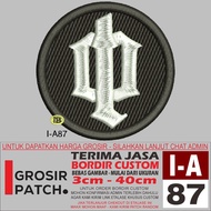 I-A87 PORTLAND PRESS HERALN EMBROIDERED PATCH EMBROIDERY LOGO - WHOLESALE PATCH REVIEW OF/TESTIMONI
