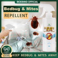 BIOKINND Eco Bed Bug & Dust Mites Repellent Spray Repellent Water Based Spray Penghalau Pepijat Hama