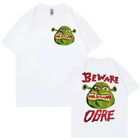 Men Women Gothic Short Sleeve T-shirt Fashion Casual Oversized T-shirts Streetwear Vintage Animated 