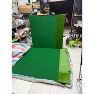 Home practice golf mat 1m5x1m5 and 1m2x1m2 with thick, durable rubber cushion