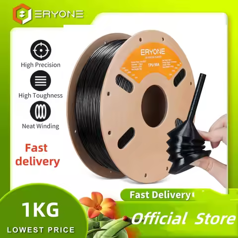 ERYONE 1KG TPU 90A Premium Filament 3D Print,Multicolor Available,1kg tpu 90a filament big sale 1.75