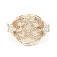 【二手】香奈兒 Coco Mark 星星鍍金戒指（女士款）