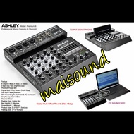 MIXER AUDIO ASHLEY PREMIUM 6 CHANNEL ORIGINAL ASHLEY PREMIUM 6 RECORD