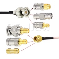 SMA Male to BNC Male Cable with 5pcs RF Coax Adapter Kit SMA to BNC Cable BNC to BNC Cable Kit for R