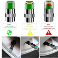 4 PCS Universal Car Tire Pressure Monitor Valve Stem Caps,2.4Bar 36PSI Car Tire Pressure Monitor Sen