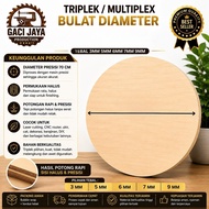Round Plywood Diameter 70 CM | Round Plywood 70cm Thickness 5mm 6mm 7mm 9mm