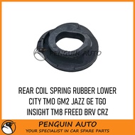 HONDA CITY TMO GM2 JAZZ TFO GE INSIGHT TM8 FREED BRV CRZ REAR COIL SPRING RUBBER LOWER