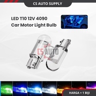 CS LED T10 12V 4090 Bulb Bright White Red Yellow Ice Blue Green Purple Colour plug in Interior Dahsb