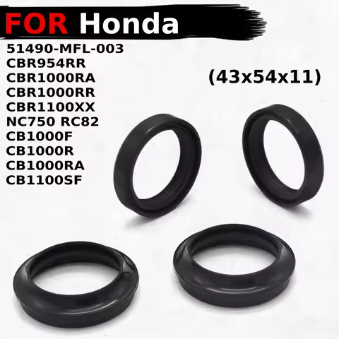 Motorcycle Damper Oil Seal Dust Seals For Honda 51490-MFL-003 CBR954RR CBR1000RA CBR1100XX CB1100SF