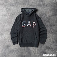 GAP GAP GAP | Arch Logo USA Hoodie - Dark Charcoal