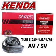 Bike INNER TIRE 26 x 1.50 - 1.75 kenda AV SV inner tube 26 kenda inner tube 26 x 150 - 175 inner tub
