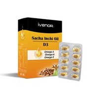 IVENOR 印加果油+D3軟膠 30粒/盒