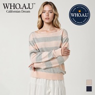 [WHO.A.U] Loosefit Stripe Pullover | WHKAG2345F