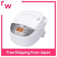 TOSHIBA Microcomputer-controlled rice cooker (1 square cooker) White TOSHIBA Microcomputer-controlled warming pot RC-18MSL-W