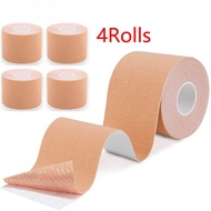 4 Roll Kinesiology Tape,5cm x 5m Waterproof Athletic Tape,Uncut Kinetic Tape,Elastic Muscle Tape,Spo