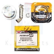 Piston Set Wave 125 r s i Size STD-3.00 Genuine High Fly