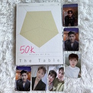 NUEST ALBUM NU'EST THE TABLE PC PHOTOCARD ARON BAEKHO REN