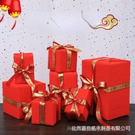 【kline】Christmas Gift Box Christmas Tree Gift Box Pile Head Window Hotel Mall Scene Layout Decoration Christmas/Christmas Box Christmas Packaging Christmas Box / xmas festive gift