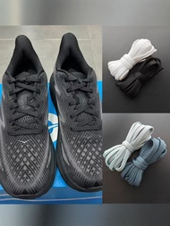 Suitable for HOKA ONEONE Clifton 9 Shoelaces Clifton Sports Bang 8 Black White Orange Gray Glitter S