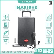 Speaker Portable Baretone MAX10HE Wireless Karaoke Tws Bluetooth ORI