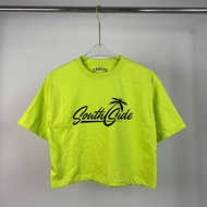 Southside Screen-Printed Crop Top Bust 36-40 Inches Select A Site In The Cart