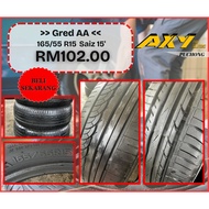 🔥GRED AA 165/55 R15 Inch Original Second Hand | Tayar Seken Terpakai Berkuali Bagus Terbal & Cantik