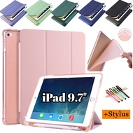 Smart Case For iPad Air 1 / Air 2 /iPad 9.7" 5th 6th Gen 2017 2018 Shockproof Leather Case Cover Pen Holder