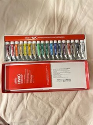 HWC Holbein Artist's watercolors 18 set 日本荷爾拜因專家級透明水彩顏料18色