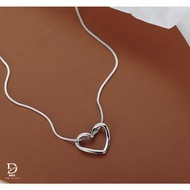 S925 silver heart necklace