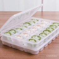 ST/💥Baoyouni Dumplings Box Refrigerator Quick-Frozen Dumpling Crisper Kitchen Wonton Box Layered Dumpling Egg Storage Bo