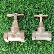 City Brass Stopcock Water Gate Value/ Stopcock/ Brass Stop Cock City Brand 1/2 Inch, 3/4 Inch Availa