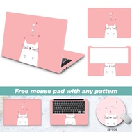 Free Mouse Pad DIY Laptop Skin Laptop Sticker 12/13/14/15/17 inch Laptop for huawei Dell HP Lenovo Acer ASUS