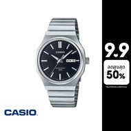 CASIO นาฬิกาข้อมือ CASIO รุ่น MTP-E735D-1AVDF สายสเตนเลสสตีล สีดำ