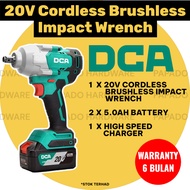 DCA 20V Cordless Brushless Impact Wrench #ADPB698