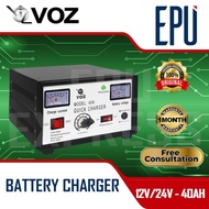 Voz Quick Battery Charger 40A 12V 24V Charge Accu Car Motorcycle Battery Charger Tool