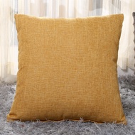 Vỏ gối Trang Trí Nội Thất Salon bọc gối 50x50 Rắn Gối Với Dây Kéo Cotton Linen Cho Ghế ô tô sofa 45X