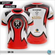 DJ Esports Baju Jersey Gaming Anak dan Dewasa ML/Mobile Legends Gratis Ganti Nama dan Logo Full Prin