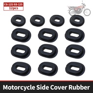 Hittime 12Pcs Rubber Motorcycle Side Cover Grommets Pads Fairing Bolts Goldwing for Honda CG125 CB 100 550K 550F 750F CB125S CL XL 100 125 SL
