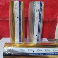 foil prada wessler emas perak foil pewarna kaligrafi 16 cm x 120 meter
