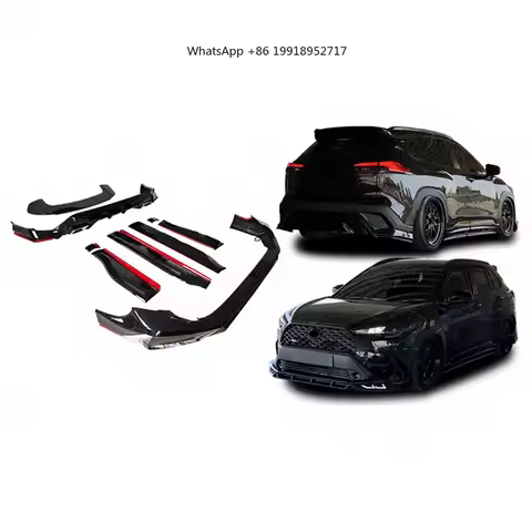 Haosheng Upgrade Body Kit Transform Bodykit ABS Carbon Fiber Look Car GR Style Body Kits for Corolla