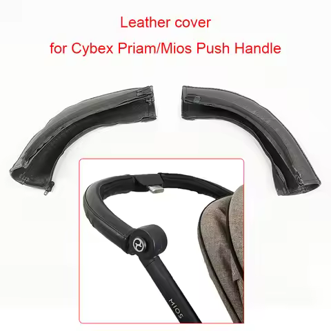 Leather Cover For Cybex Priam 2/3/4 Mios 2/3 Stroller Push Handle Mom Handrail Protective Case Baby 