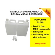 Plastic Square Bottle 5L