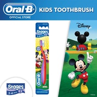 Oral-B Stages 2 (2-4 Years Old) Mickey & Minnie Mouse Toothbrush (1s) Blister ( Extra Soft)